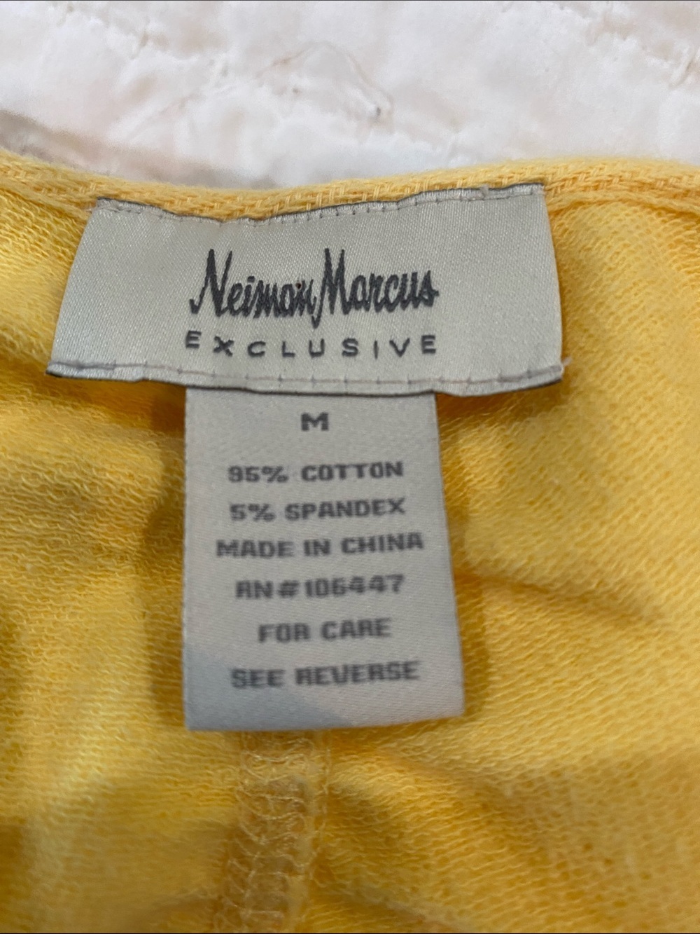 Neiman Marcus Yellow Ruffle Zip Jacket - Picture 5 of 5